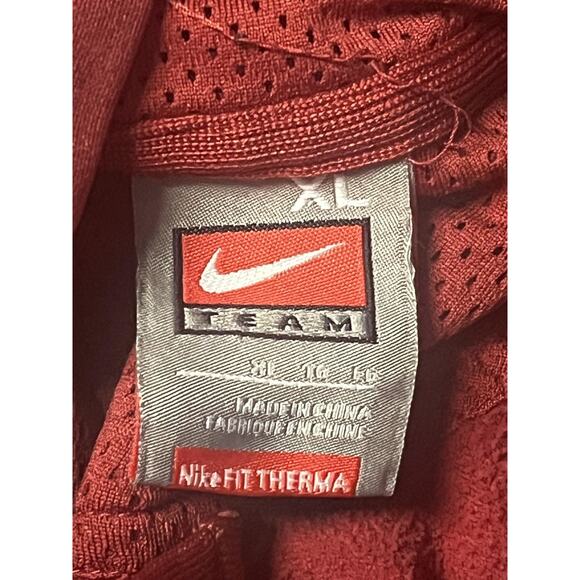 USC Trojans Hoodie Mens XL Red NCAA Football Short Sleeve Nike Therma Fit Flaw - Picture 5 of 13